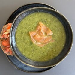 Courgettesoep met zalm - De SmaakTuijn